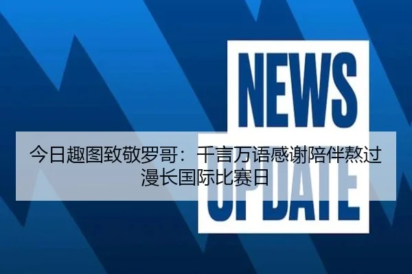 今日趣图致敬罗哥：千言万语感谢陪伴熬过漫长国际比赛日 | OD
